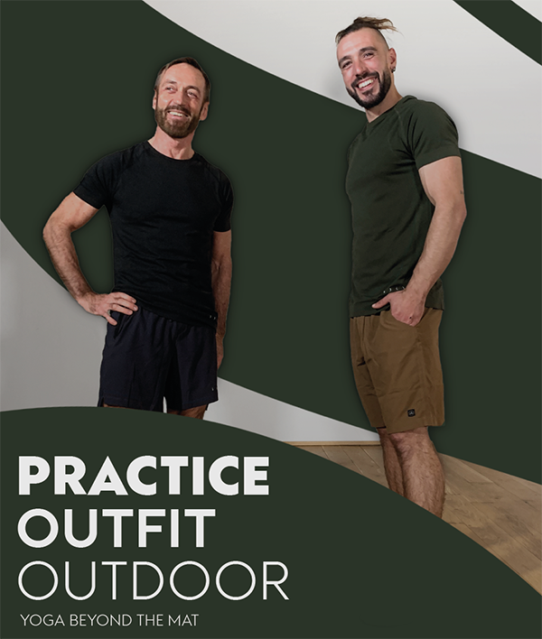 Practice outfit outdoor, yoga practice